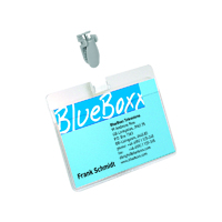 Durable Visitor Name Badge 60x90mm Pk25