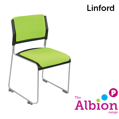 Linford Side Chair with fully upholstered seat and back