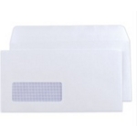 DL White Window Envelopes