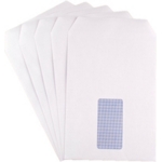 C5 White Window Envelopes