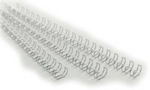Binding Wires A4 34-loop 9.5mm Silver 3/8"
