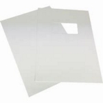 Rexel Binding Covers White ,Window 46715