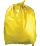 18x28x39" Waste Bags YELLOW Medium Duty