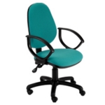 Windsor High Back Operator Chair With Fixed Arms