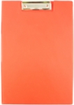 Foldover PVC Clipboard Red A4