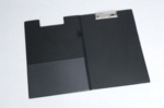 Foldover PVC Clipboard Black A4