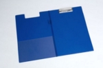 Foldover PVC Clipboard Blue A4