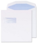 220 x 220 White Window gummed Envelope