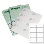 A14CLR Graphic Laser Labels CLEAR