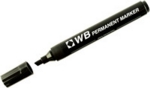 Penflex Contract Chisel Markers Black