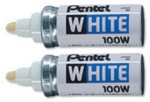 Pentel X100W Paint Markers White