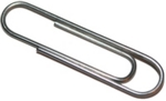 Small Plain Paperclips 22mm