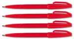Pentel S520 Sign Pens Red