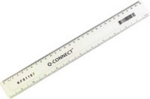 Plastic Ruler CLEAR 30cm / 12 inch
