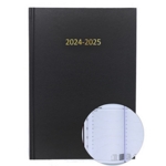 2024/25 ACADEMIC Diary A4 Page/Day BLACK