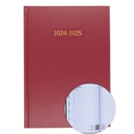 2024/25 ACADEMIC Diary A4 Page/Day BURGUNDY