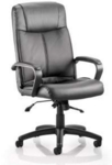 Buxton Executive Black Leather Chair