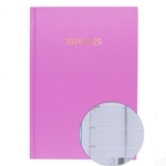 2024/25 ACADEMIC Diary A5 Week/View PINK