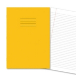 9x7" Exercise Books 8mm F/M 80Pg (229x178mm) Yellow