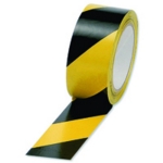 Hazard Tape 50mm x 33mtr Black/Yellow