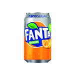Fanta Orange Zero Cans 330ml Pk24