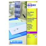 Avery Laser Mini Label Clear Pk1200