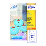 Avery Full Face CD/DVD Laser Label Pk100