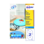 Avery Full Face CD/DVD Inkjet Label P100