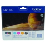 Brother LC1100 Ink Cart MultiPkCMYK