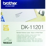 Brother DK11201 Black on White Address Label 29 x 90mm Pk400