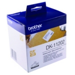 Brother DK11202 Black on White Shipping Label 62x100mm Pk300
