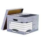 Fellowes Storage Box Grey System 01810-FF Pk10