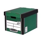 Fellowes Bankers Box Premium Storage Box Presto Board Green