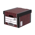 Fellowes Presto Storage Box Woodgrain 7250501