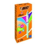 Bic 4 Colours Fashion Ball Pen Pk12
