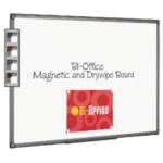 Bi-Office Mag Whtbrd 600x900mm Alum