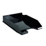 Contour Letter Tray Glossy Black