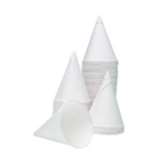 Water Cone 4Oz White Pk5000