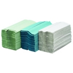 Maxima Green 2Ply H/Towels White P15