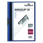 Durable 3mm DURACLIP File Dk Blu P25