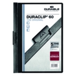 Durable 6mm DURACLIP File A4 Blk P25