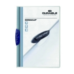 Durable SWINGCLIP Folder Dk Blu Pk25
