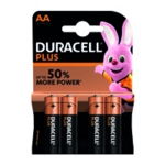 R Duracell Plus AA Battery Pk4