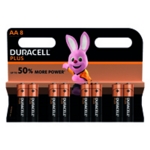 R Duracell Plus AA Battery Pk8