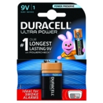 R Duracell Ultra 9V Battery
