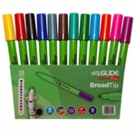 Eziglide ColourFun Broad Tip Assorted Pens