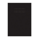 Educ A4 Stretch Book Black 2x25 Pk50