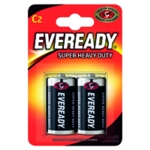 Eveready Super HD Size C Battery Pk2