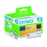 Dymo 99013 Large Address Label 36 x 89mm Black on Clear