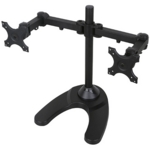 Exilon Dual Freestanding Monitor Arm Black